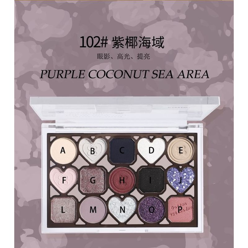 Kaxier - Zarte 15-Farben-Lidschattenpalette - 3 Typen