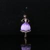 Fashion Rhinestone Dancing Girl Brooches for Women Enamel Character Pin Event Party Gift Backpack Decoration Clothes Accessories
