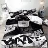 Black Bat Duvet Cover Pillowcase Beddingboygirl Bedroomdecoration Childrengift Single Double Largebed Sizezip Duvet Cover