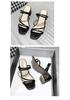 Women's Fairy Style Summer Sandals: 2025 Collection, Outdoor Roman Design, Medium Thick Heel, Korean Style, Two-Way Wear.