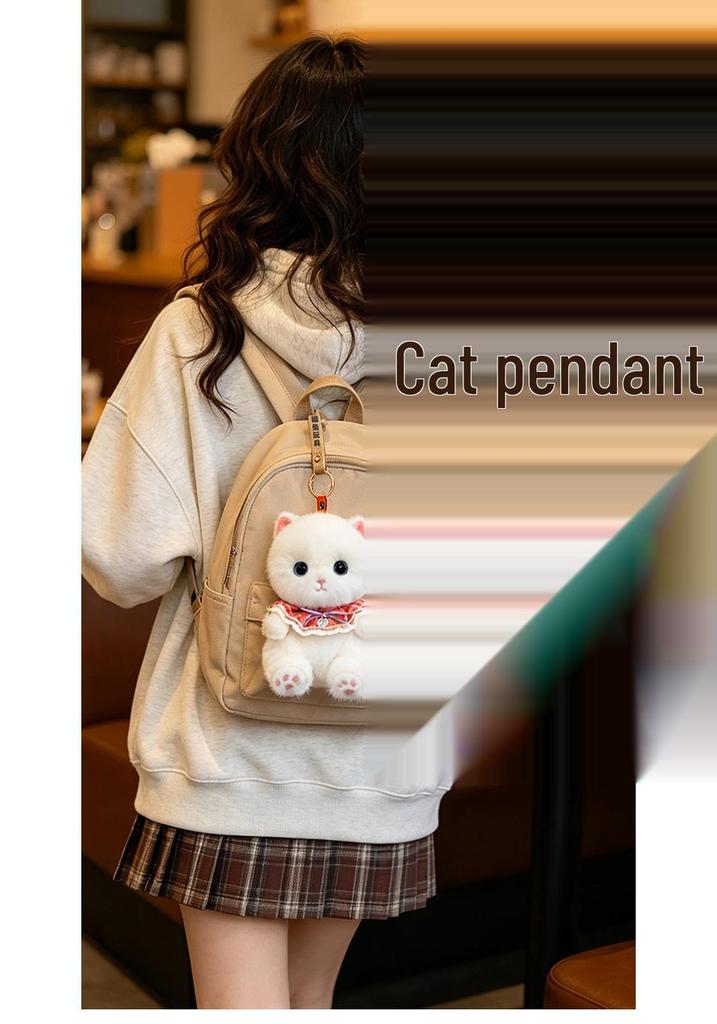 Calico Cat Plush Toy - Stress Relief Desk Companion and Gift for All Ages