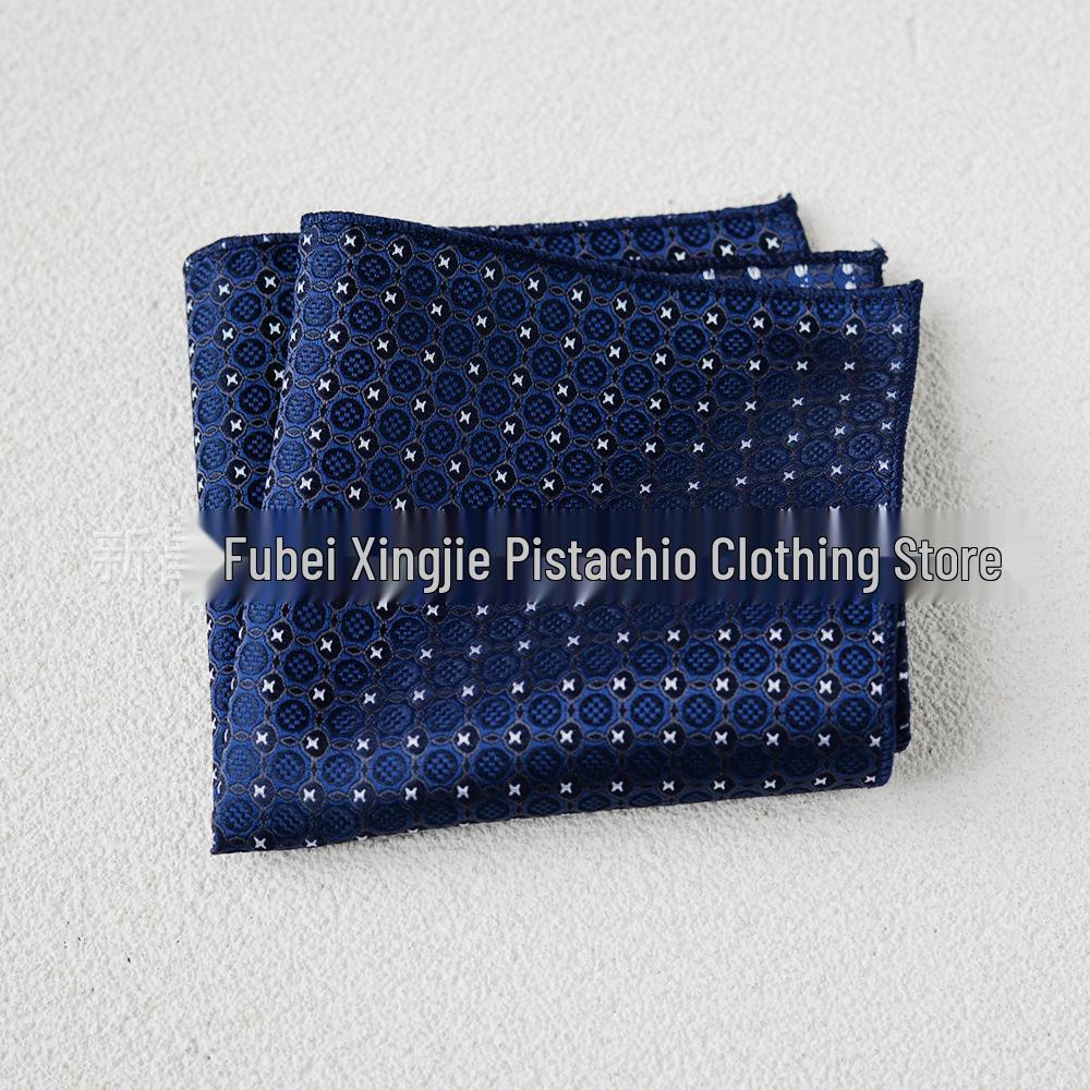 Britischer Retro-Blumen-Einstecktuch: Herren Business-Anzugtaschentuch im koreanischen Stil Formale Kleidung Accessoire