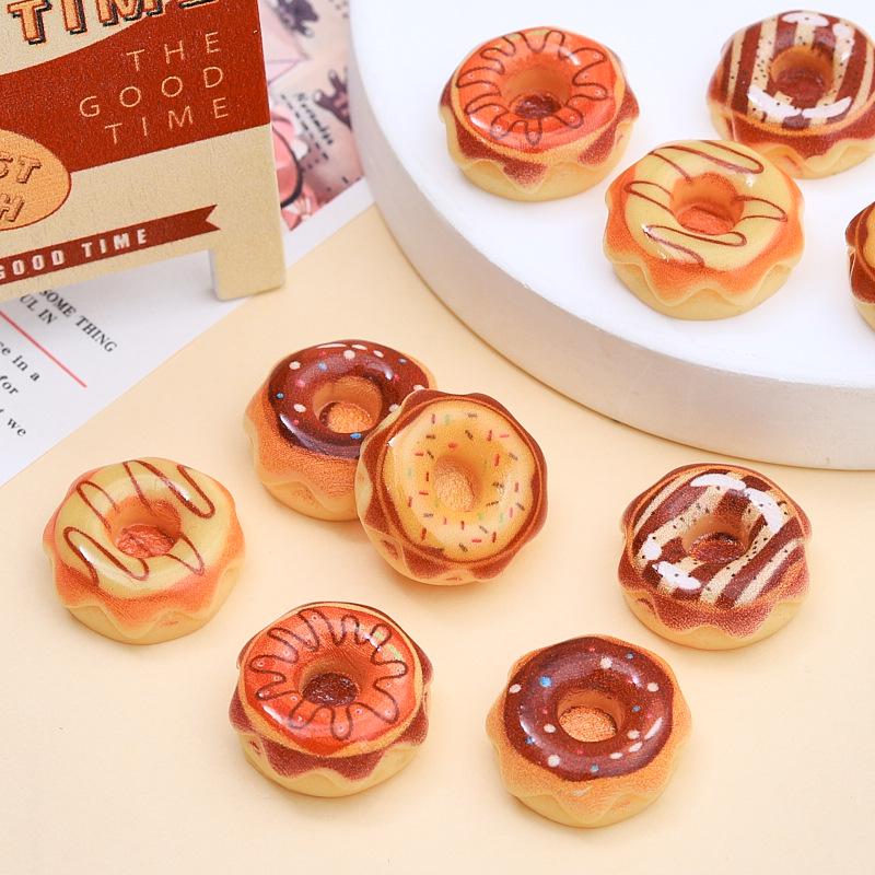 Chocolate Flavored Candy Resin Shoe Buckle & DIY Jewelry Hair Clip Accessories
