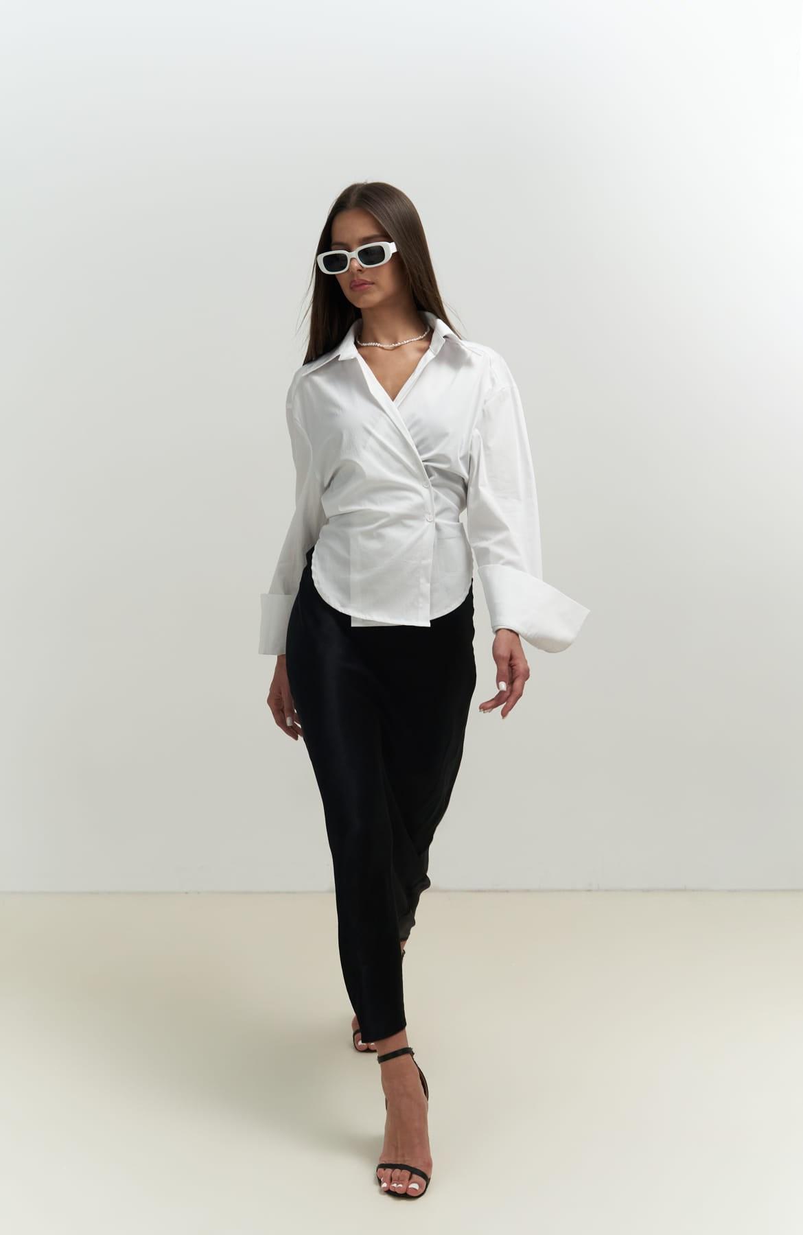 

Белая рубашка Coline с веревочной деталью