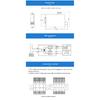 Zero and Span Adjustment 0-500VAC Voltage Transmitter Transducer with 0-10v 4-20ma 0-5v Output AC Voltage Sensor