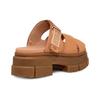 Sandalo alla moda in tessuto da donna Marrone Tostato 1136765-TOAS