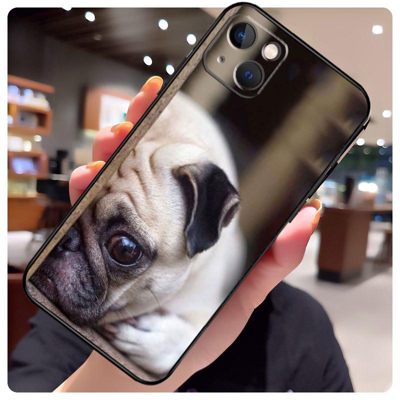 Pug Dog French Bulldog Case For iPhone 14 Pro Max 16 15 11 12 13 17 Pro Max Mini 15 16 Plus 16e 17 Air Phone Cover