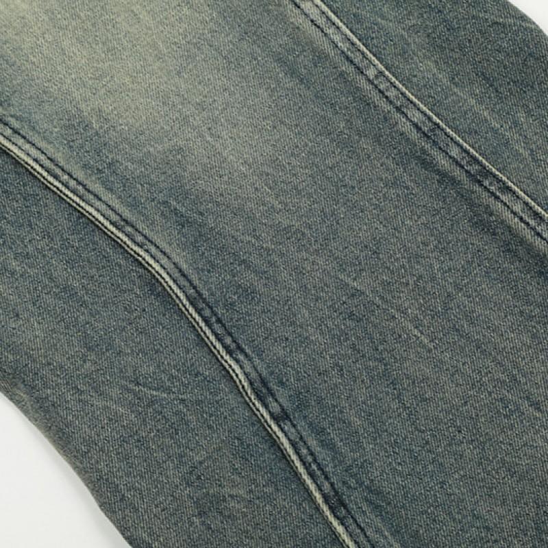 Unisex Oversized Distressed Washed Denim Pants Wide Leg Loose Fit Streetwear Tapered