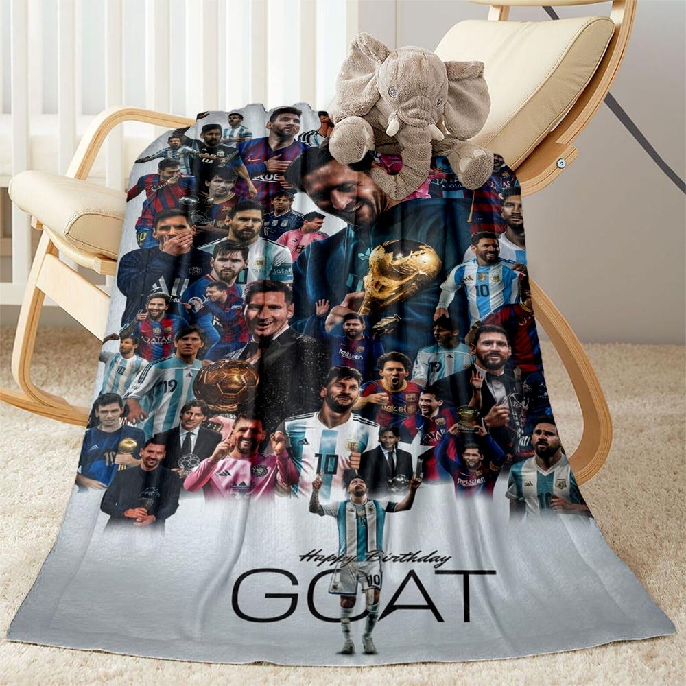 Lionel Messi Spiderman Lionel Messi Blanket Soft Cozy Suitable For Seaside Picnics Chair Four Seasons Multipurpose Warmthful Decor