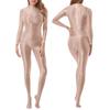 Stage Dance Solid Color Costume Performance Costume Tights With Hands And Feet High Collar Clothing