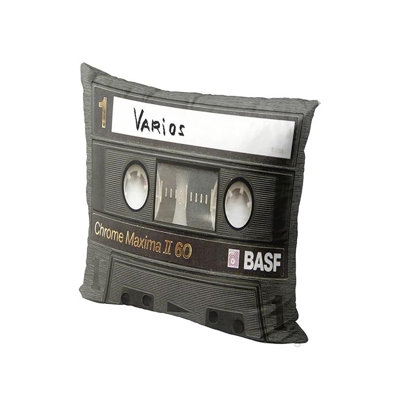 Vintage Cassette Music Tape Pillowcase Fun Design Sofa Cushion Cover Embrace  Wedding Party Bedroom Home Decor