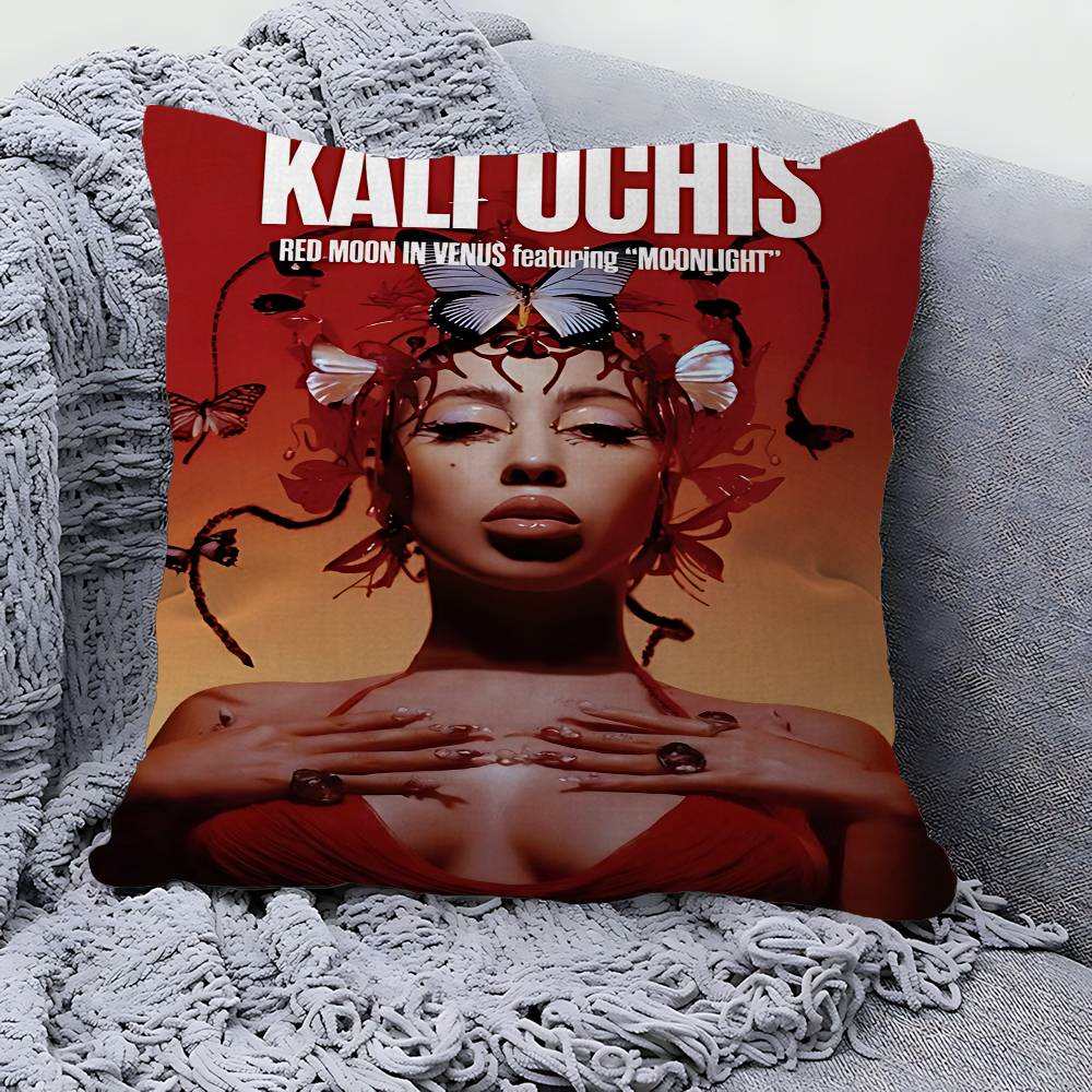 Sängerin K-Kali Uchis Kissenbezug Kissenhülle Dekor Kissenbezug Bedruckter Kissenbezug Für Sofa