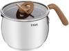 [Online Exclusive] T-fal 16cm Saucepan, IH and Gas Stove Compatible, "OptiSpace IH Stainless Multi-Pot, Copper Brown" G79017