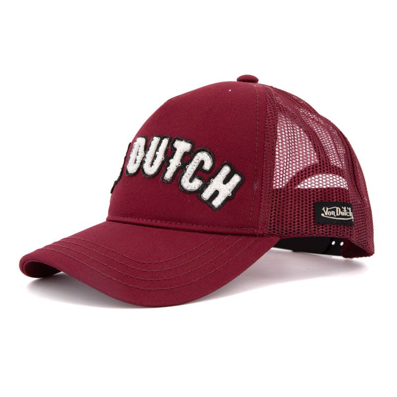 Casquette baseball uni logo fausse fourrure Homme VON DUTCH