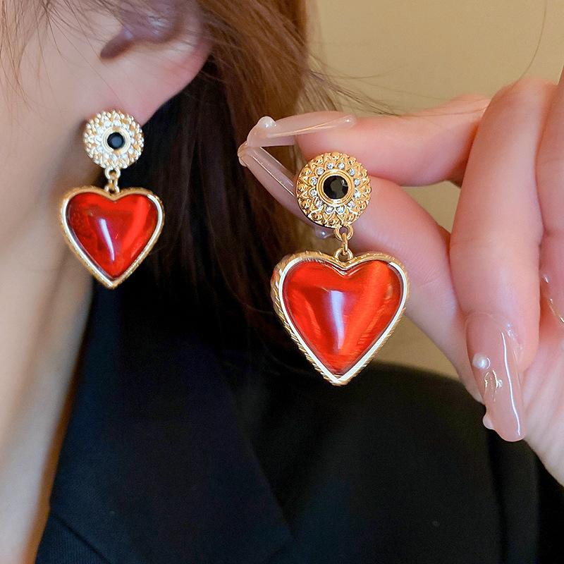 Silver Needle Flower Fringed Earrings French Light Luxury Temperament Earrings, Niche High-end Earrings