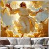 Jesus Reaching Out To Dove Rustic Landscape Design Tapestry Room Decoration Home Decor Bedroom Wall Hanging Fabric