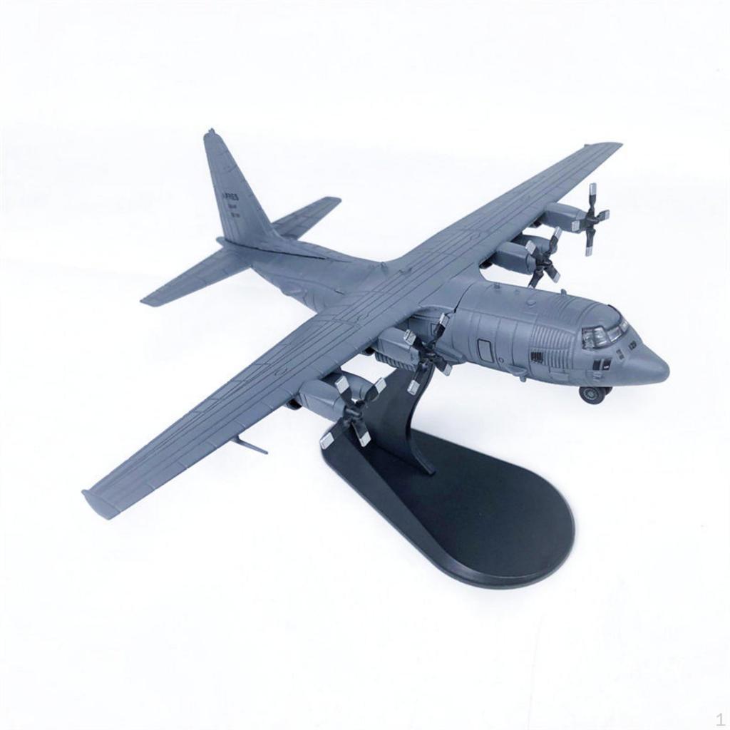Aviation Model C130 Gunship 1:200 Scale Plane with Stand Alloy for