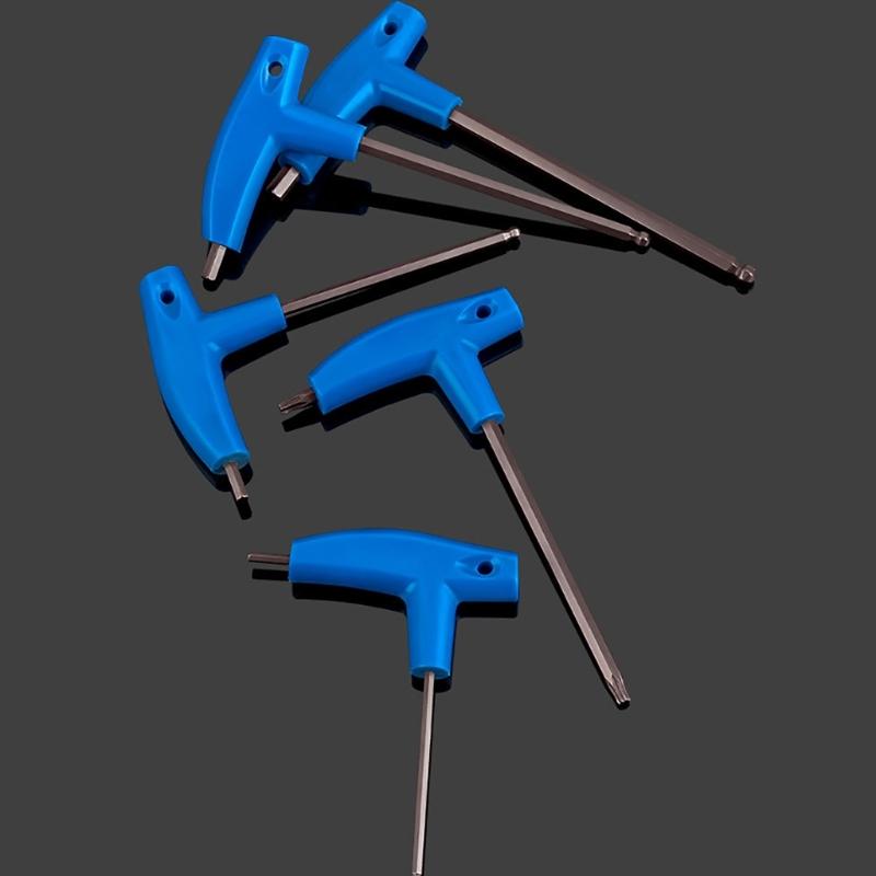 Ergonomic T-Handle Allen Wrench Bike Allen Hexagon Key Wrench Hand Tool