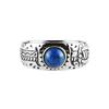 Anonymous Artisan Oldschool Dagger Stone Ring -Blue