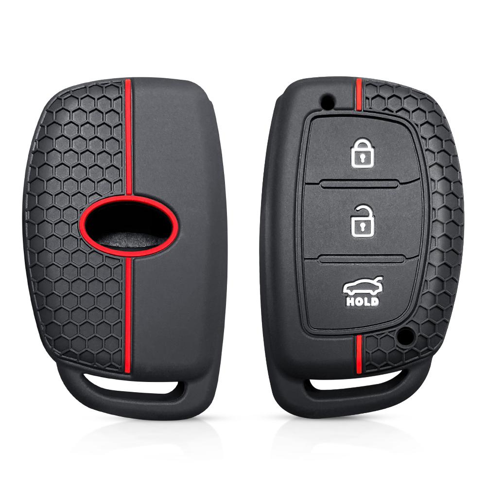 

Key Case Keychain Holder Remote Key Cover For Hyundai Gran I10 Tucson I20 I40 Venue Kona Ionic Solaris Car Accessories