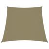 VidaXL Sun Sail Oxford Fabric Trapezoidal 2/4x3 M Beige 135186