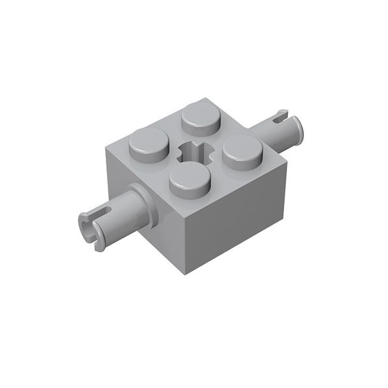 

50pcs MOC 30000 modificato 2x2 con perni e foro per asse mattoni compatibili assemblaggio fai da te particelle giocattolo per ba 50pcs світло-сірий колір
