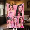 Black Elegance Plush Blanket Soft Comfortable All Seasons Blanket Sofa Office Naps Blanket Outdoor Travel Throw Perfect Gift