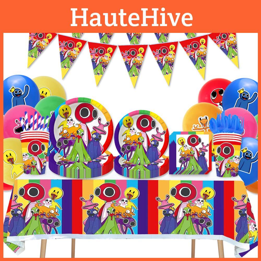 Friends Rainbow Party Supplies Banner Cake Topper Balloons Birthday Kids