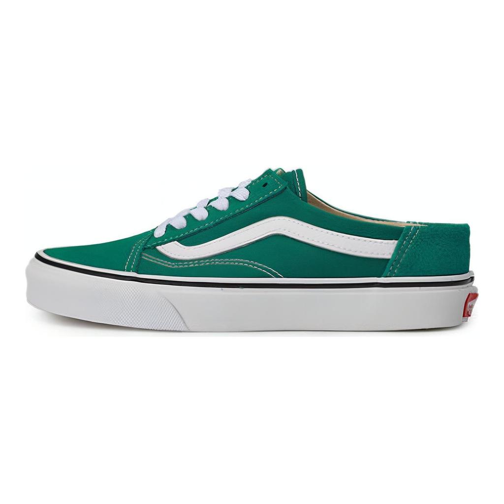 Vans Old Skool Mule Retro Low Tops Casual Skateboarding Shoes Unisex Green VN0A3MUS06A