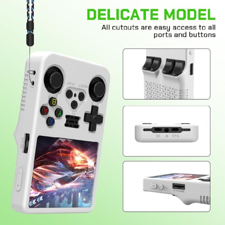 Capa à Prova de Choque Protetora Case Resistente à Água Manga para Console de Jogo Portátil R36S Amigável para Viagem Uso