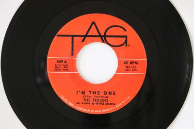 7inch Record TRILONS - I'm The One / Forever 449 Tag Records 1962 US Soul/Funk Used