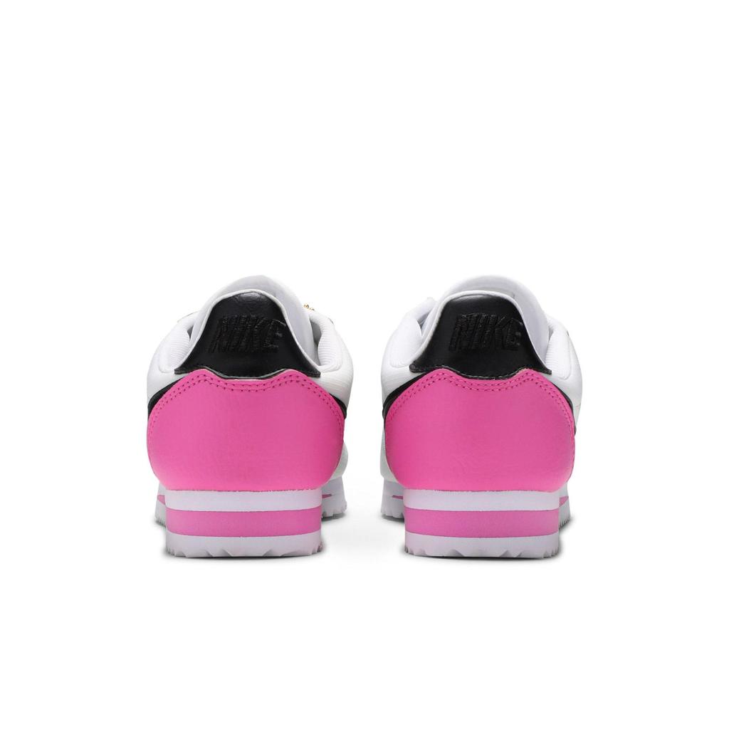 Nike Womens Classic Cortez PREM 'China Rose' (women's sizes) White / Black / China Rose Running Shoes 905614 106
