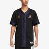 Jordan T-Shirts Herren Schwarz Rundhals Mittlere Normale Passform DR2407-010
