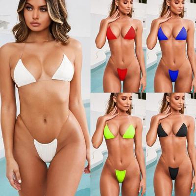Ultra Light Bikini Clear Strap Women's Swimsuit Chest Pad Bikini Swimsuit