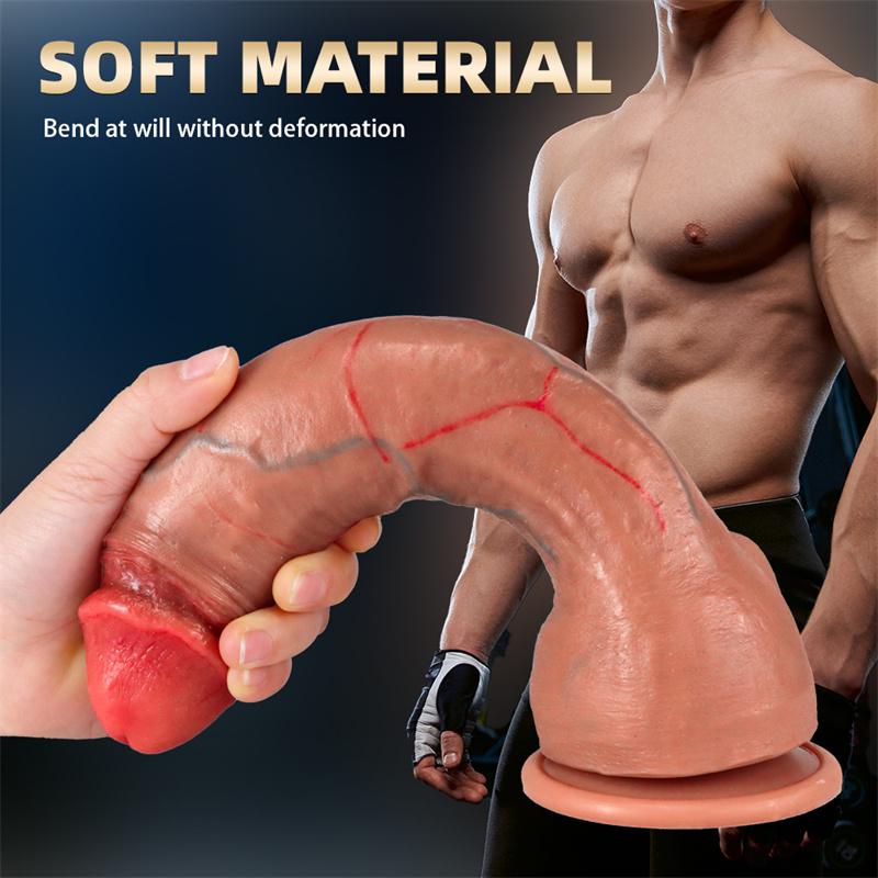 Women's Super Soft Flesh and High Lifelike Simulation Penis Penis Masturbation Device Adult Products