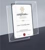 Picture A4 Acrylic Frame Photo Photo Can Be Placed Horizontally or Picture Certificates of Appreciation Awards, Frames, Frame, Stand, Transparent,