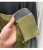 Women's Lyocell Tencel Patchwork Long Sleeve Waist-Cinching Top (Spring 2026 Collection)