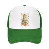 Whimsical Forest Mouse Study Time Mesh Baseball Cap Casual Hat Outdoor  For Womens Unisex FeUnisex