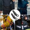 New 2pcs Belt Key Clip Stainless Steel Tactical Stealth Belt Loop Keychain