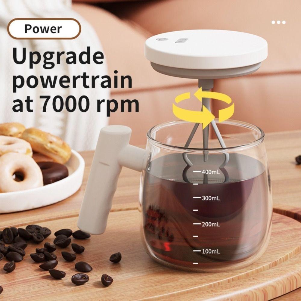 Self Coffee Cup 400ml Electric Mixing Cup Durable Stirring Mug