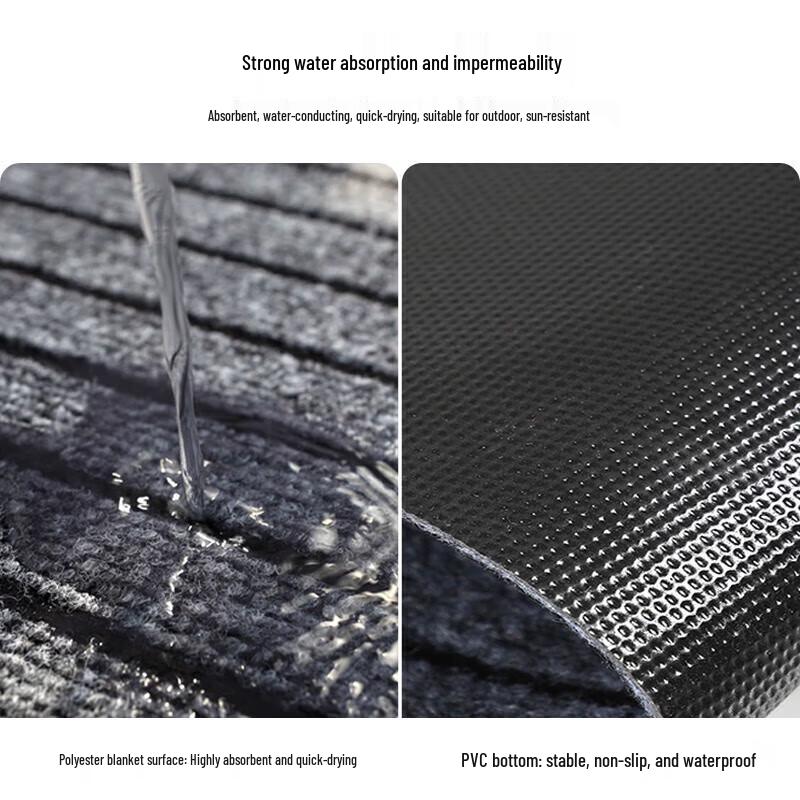 Durable Striped PVC Anti-Slip Floor Mat