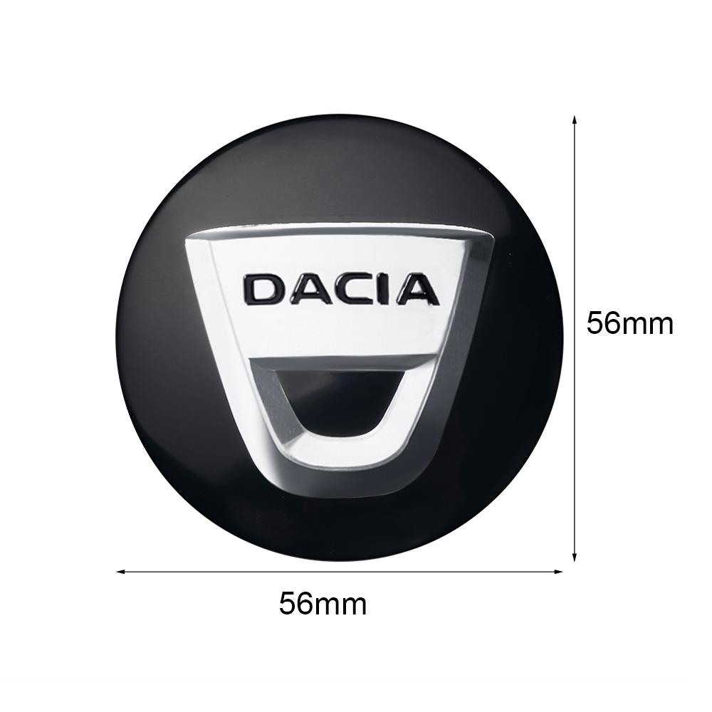 

4Pcs Car Aluminum Alloy Wheel Center Hub Cap Tire Rim Cover Decoration For Dacia Duster Logan Sandero Mcv MK Cilo Stepway Dokker
