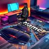 Custom Name Personalized Knight Rider Print Carpet, Versatile Home Decor Rug, for Playroom, Apartment, Balcony, Entryway, Hallway Gift