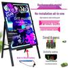 Zhao's LED Fluorescent Screen for Zheng Street Stall Advertising - Glowing Blackboard Sign for Night Markets