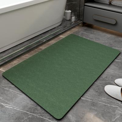 Diatomite Cushion Bathroom Floor Mat Toilet Quick Drying Household Absorbent Mat Toilet Non-Slip Foot Mat Carpet Door Mat