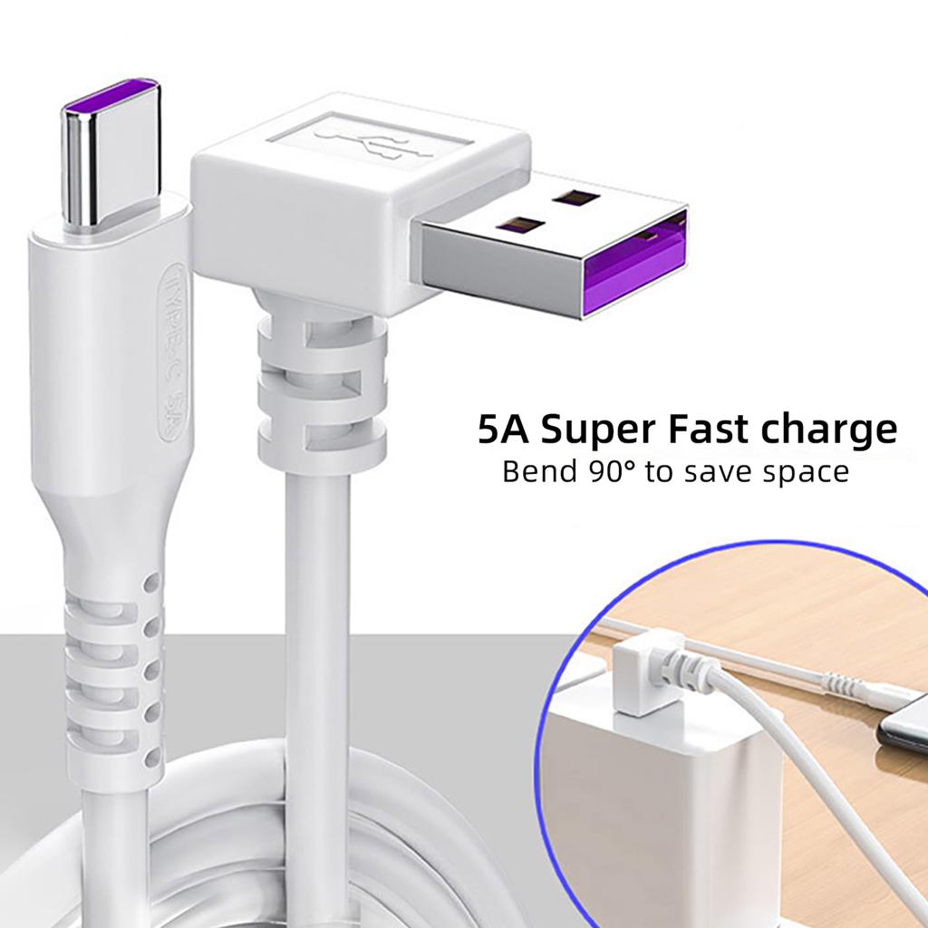 3.2ft/4.9ft Length USB To USB C Interface Power Cord 480Mbps Data Transfer Cable Support 5A Fast Charging for Tablets