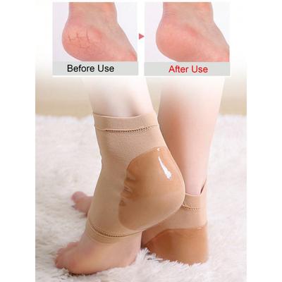 Heel Moisturizing Sleeves 1 Pair Heel Skin Moisturizing Cover Exfoliating Soften Heel Cover Heel Support For Women Men