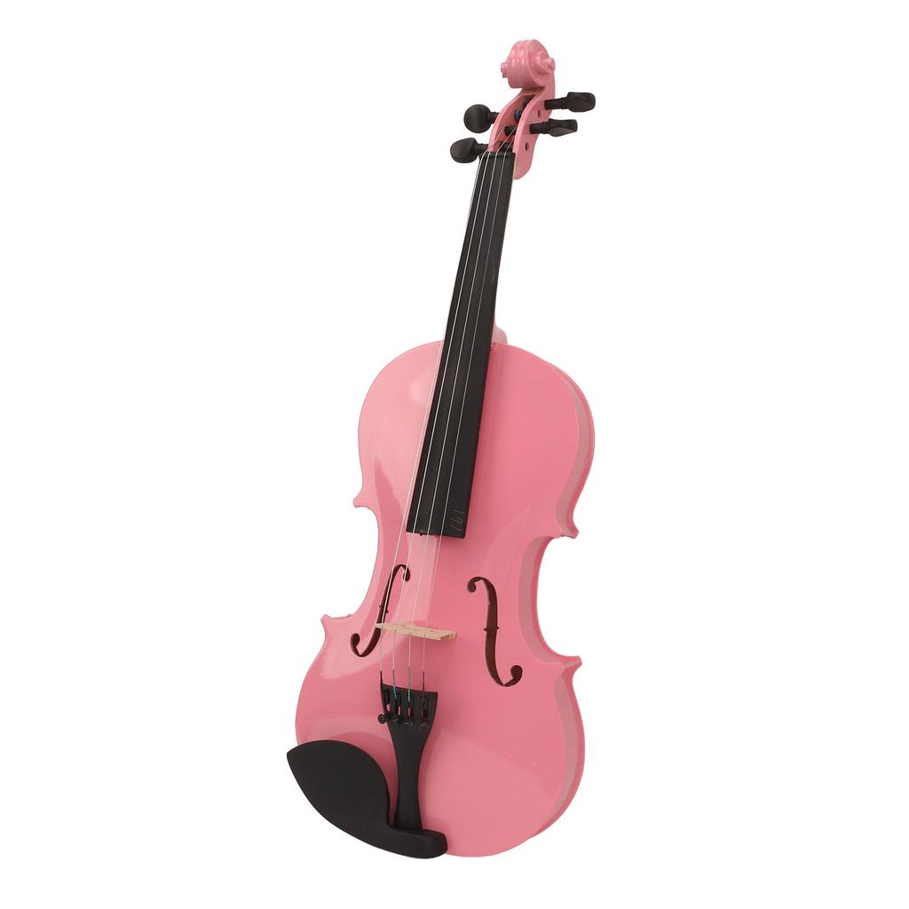 Skrzypce akustyczne 44 dzieci dorośli początkujący zestaw startowy z pudełkiem kalafonią podpórka pod ramię mikser smyczek