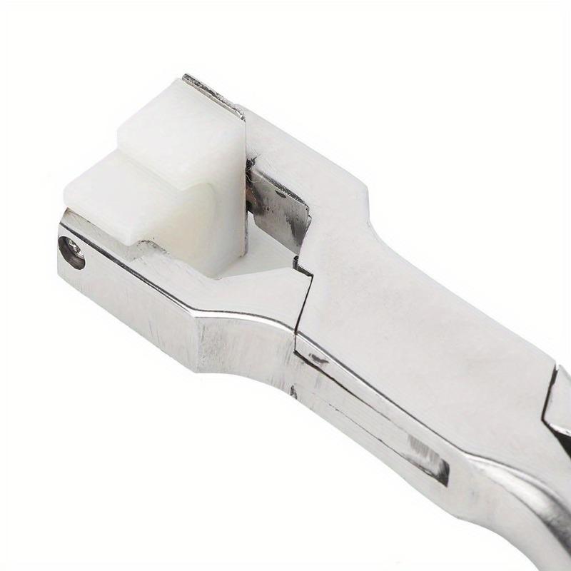 Stainless Steel Eyeglasses Adjust Nose Plier Spectacle Glasses Frame Jewelry Nylon Flat Jaw Ring Plier Repair Tool Accessory.