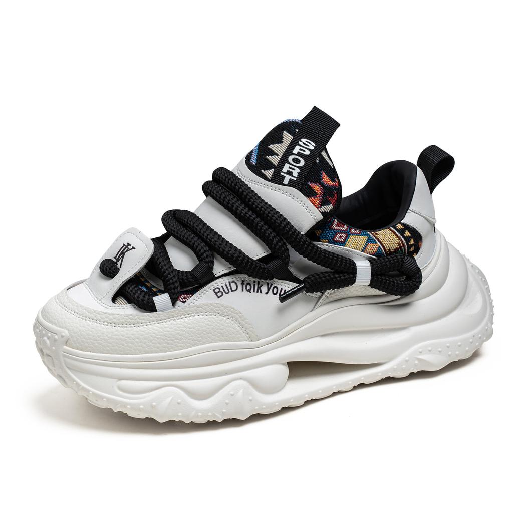 2025 New Men's Casual Sneakers Personalized Handsome Breathable Height Increasing Thick Soled Running Shoes Zapatos Para Hombres